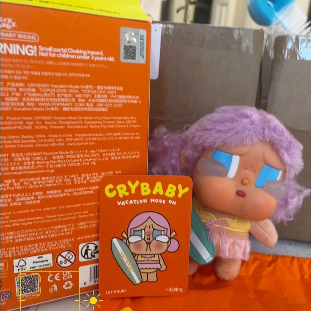 Crybaby Vacation Mode Doll with Lavender Hair - Picture 2 of 2
